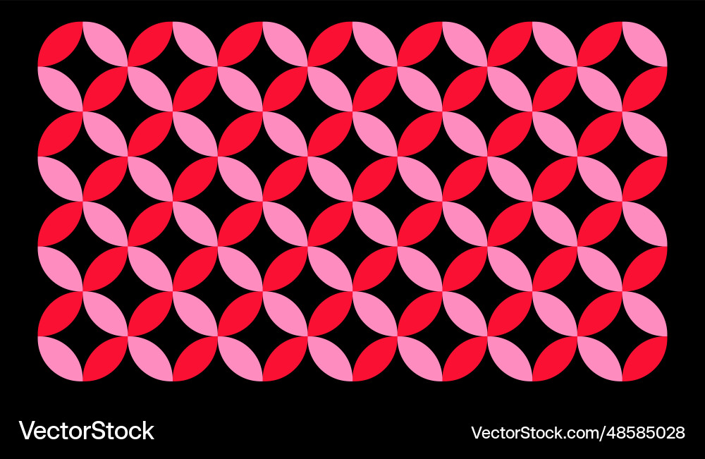 Modern circle geometric pattern abstract round Vector Image