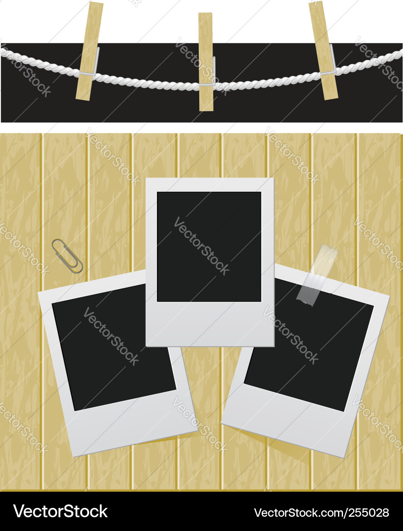 Simple Set Photo Photo set Royalty Free Vector Image - VectorStock