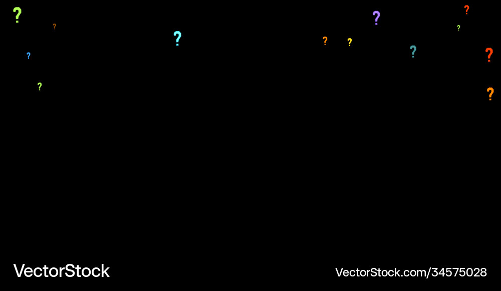 Question marks quiz doubt poll query public Vector Image