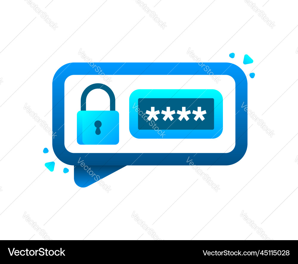 Two step authentication 2fa -two factor Two step authentication 2fa -two factor vector image