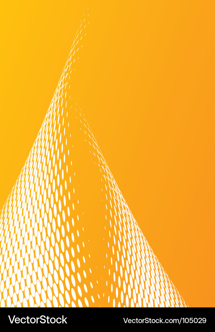 Abstract Orange Circles Background Vector Image