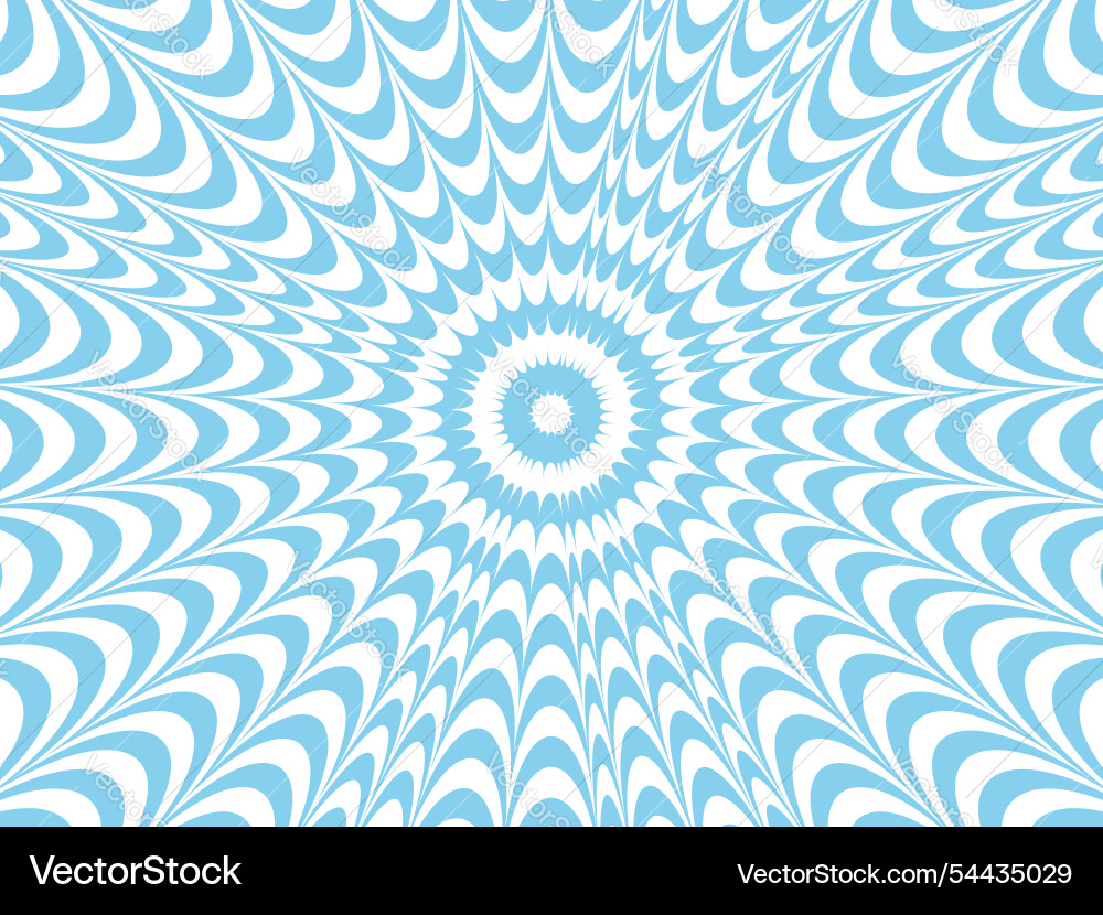 Psychedelic optical illusion with circular line Psychedelic optical illusion with circular line vector image