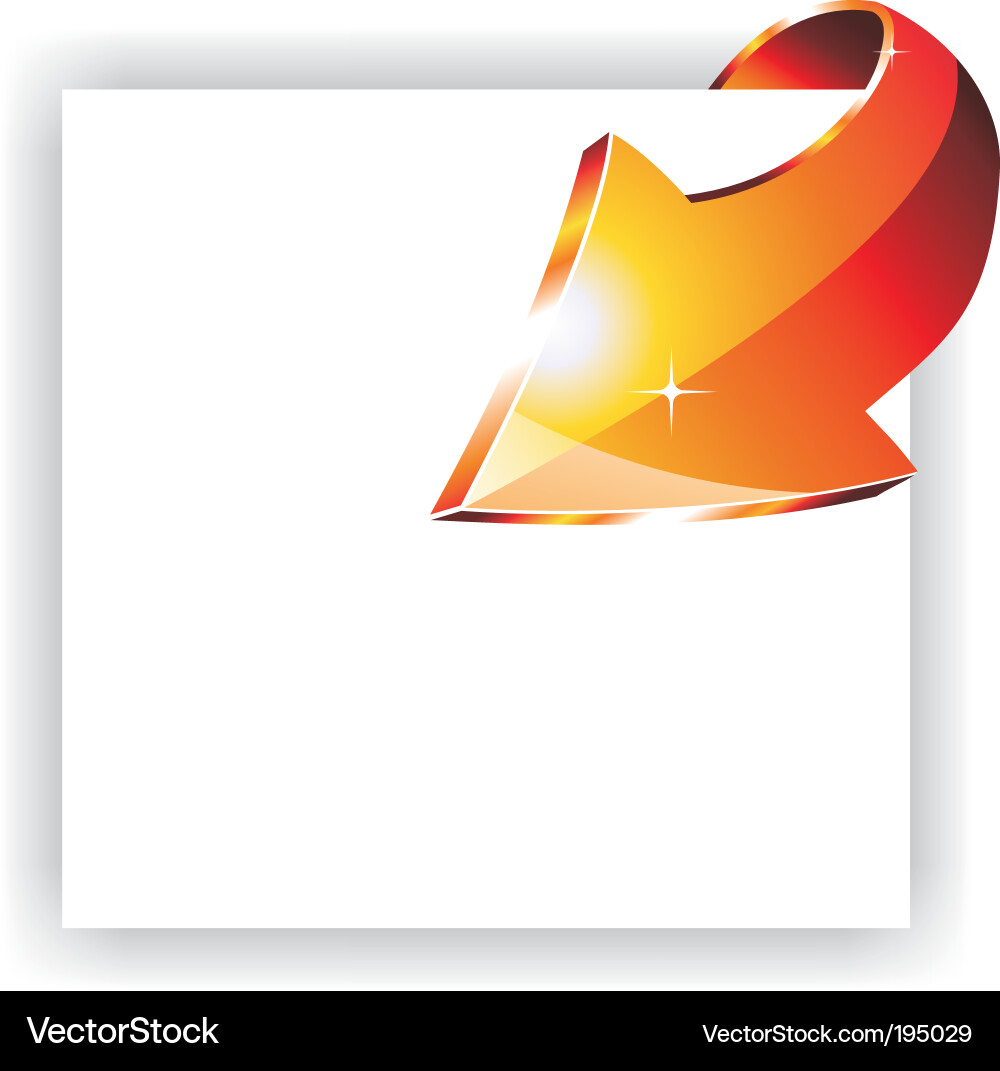 Return Arrow Icon vector image