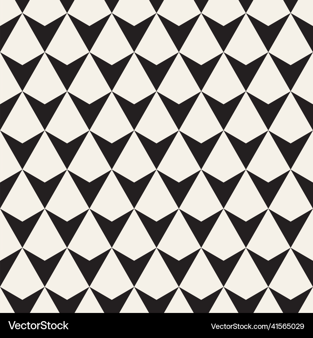 Seamless pattern repeating geometric elements vector image