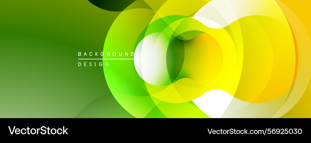 Abstract circular shapes overlap creating vibrant Abstract circular shapes overlap creating vibrant vector image