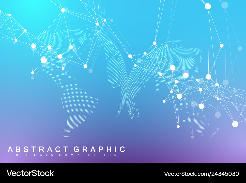 Big data visualization graphic abstract Big data visualization graphic abstract vector image