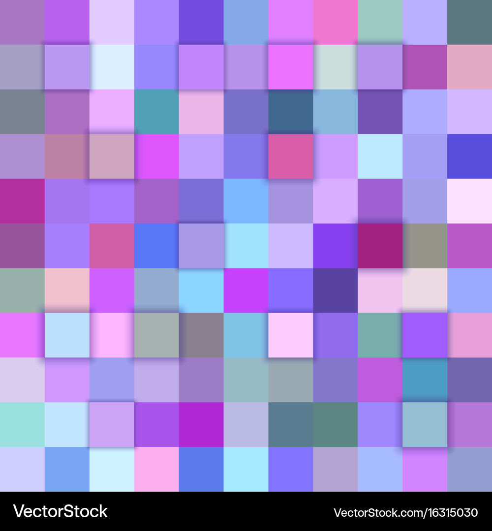 Colorful abstract 3d cube background vector image