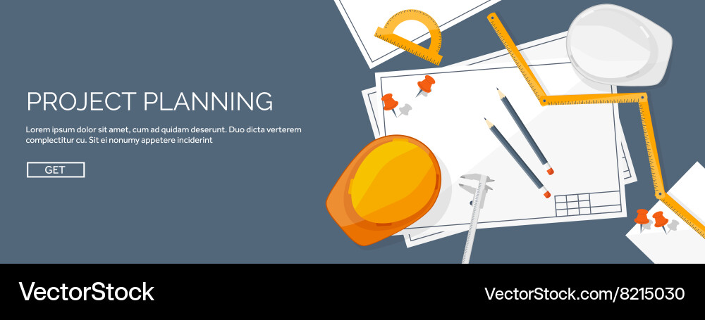 Engineering and architecture vector image