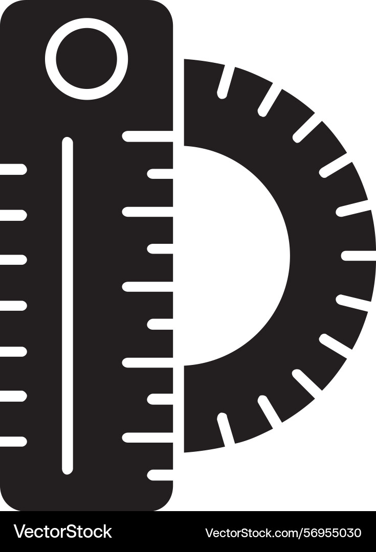 Ruler icon design Vector Image