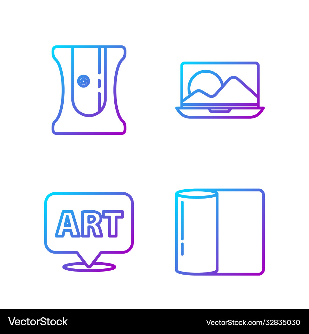 Set line paper towel roll speech bubble with text Set line paper towel roll speech bubble with text vector image