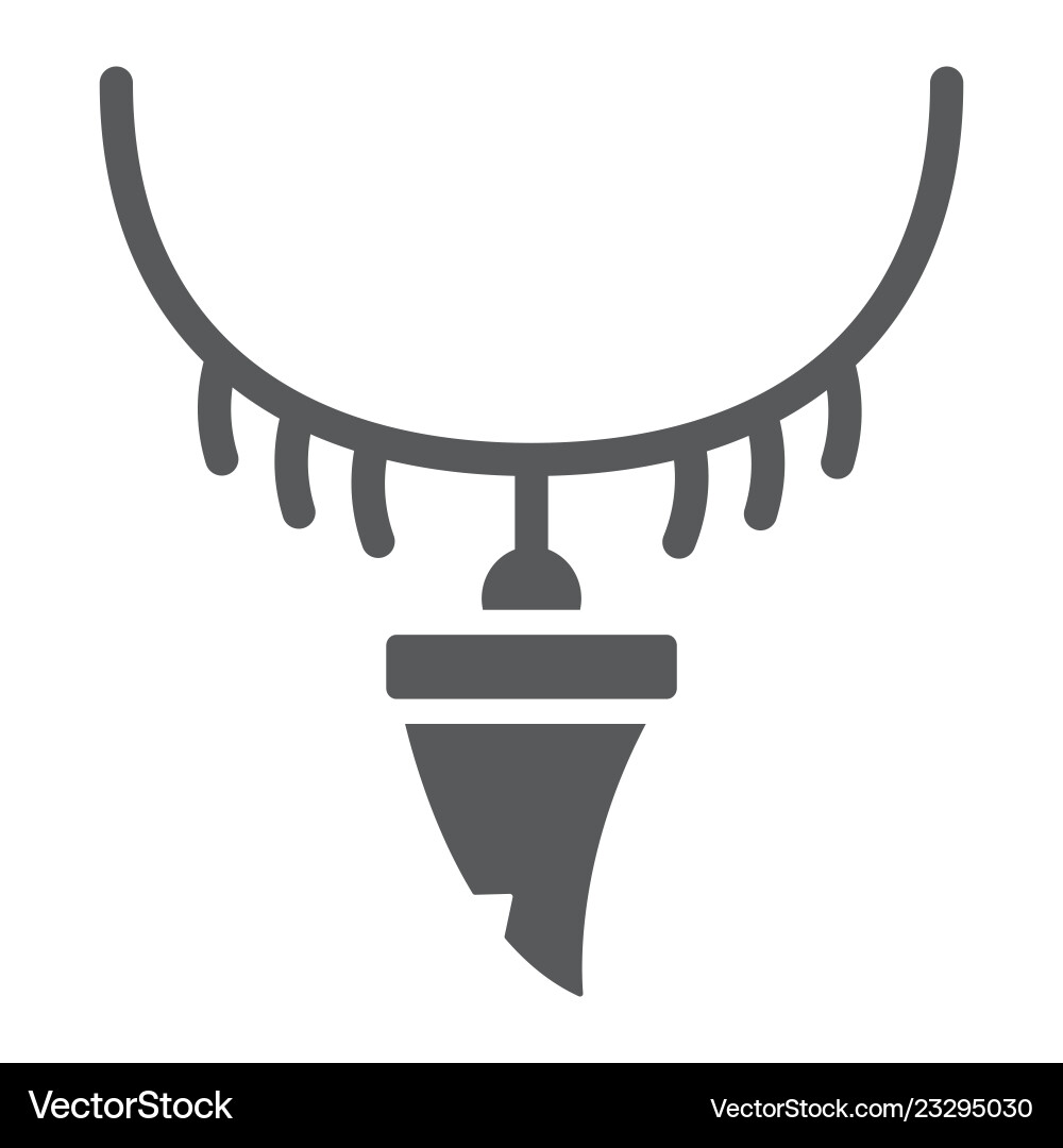 Zahnkette Glyph-Ikone Schmuck und Zubehör Zahnkette Glyph-Ikone Schmuck und Zubehör vektorbild