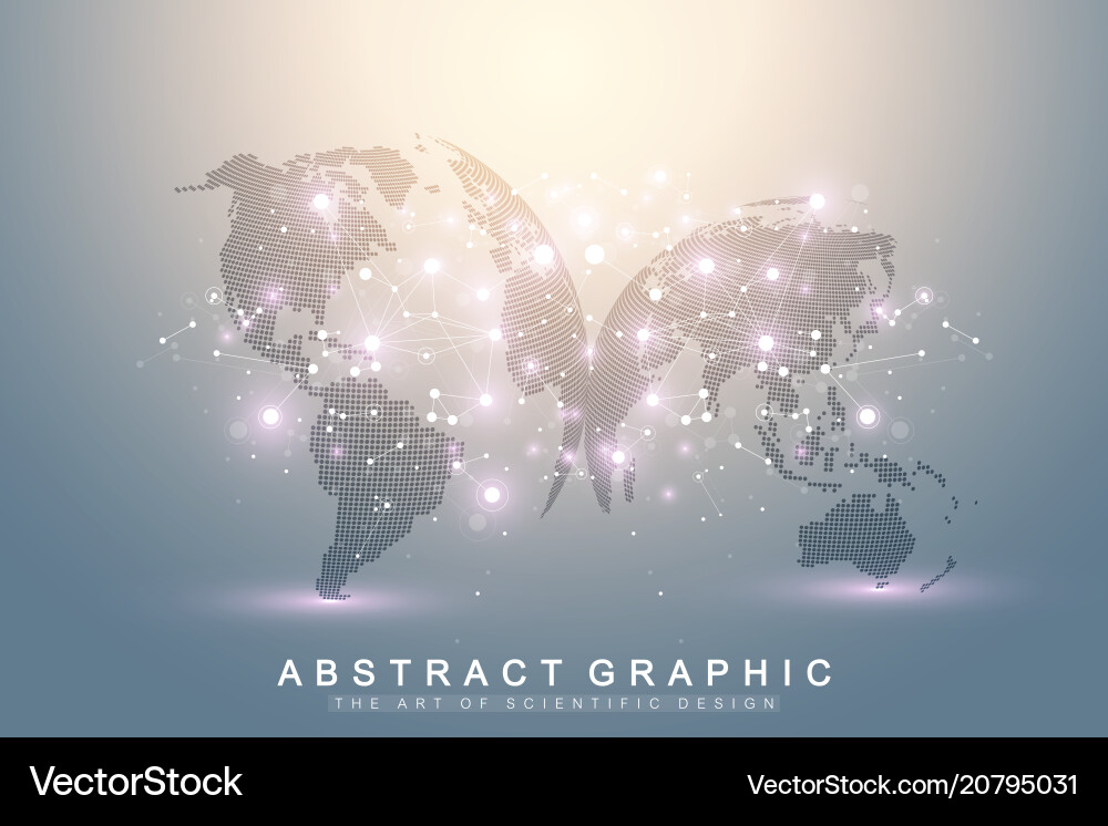 Global Network Connection vector image