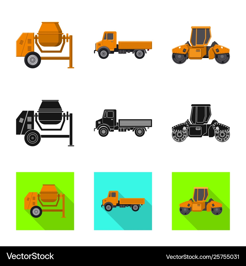 Isolated object build and construction symbol Isolated object build and construction symbol vector image