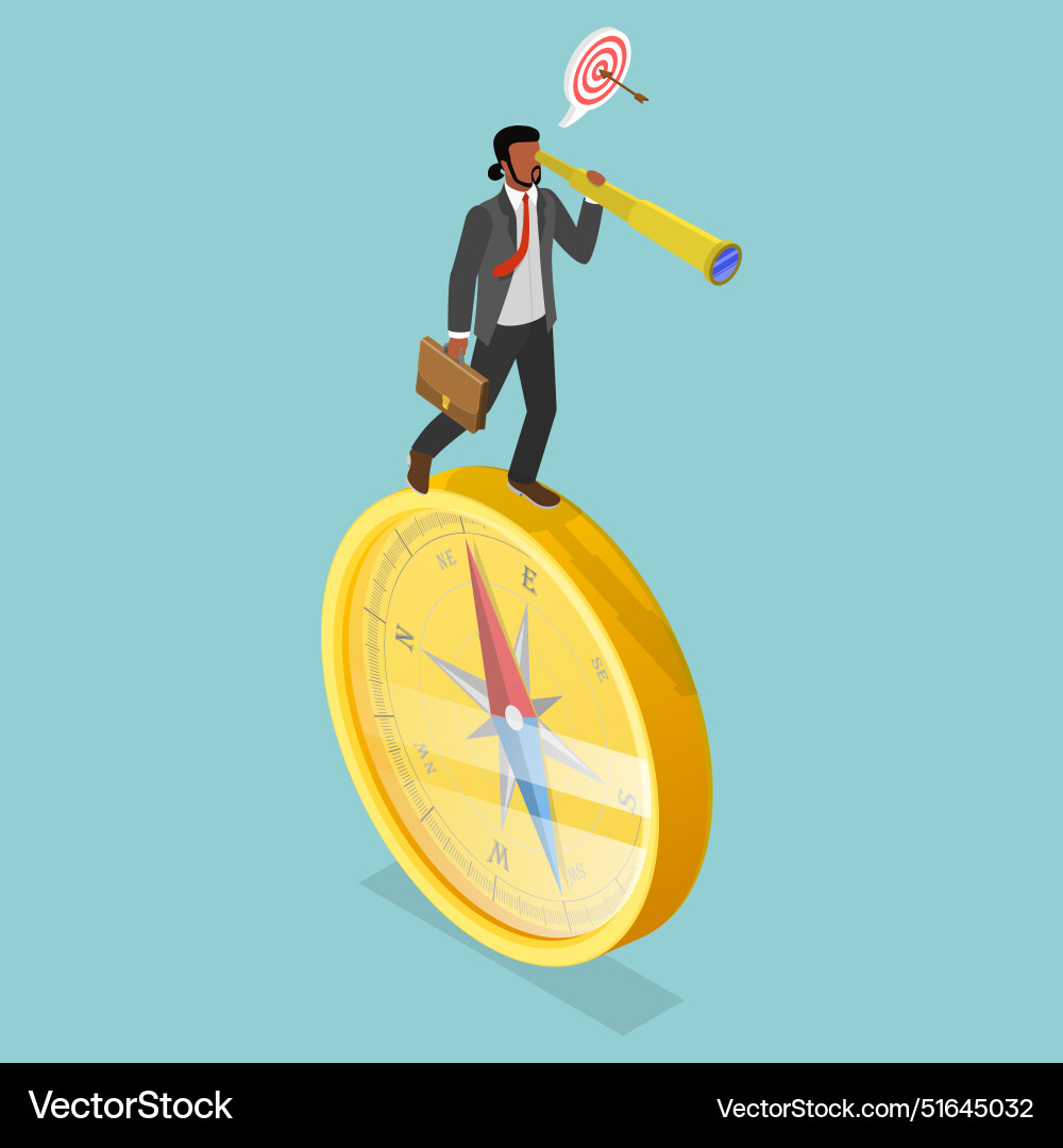 3d isometric flat Royalty Free Vector Image - VectorStock