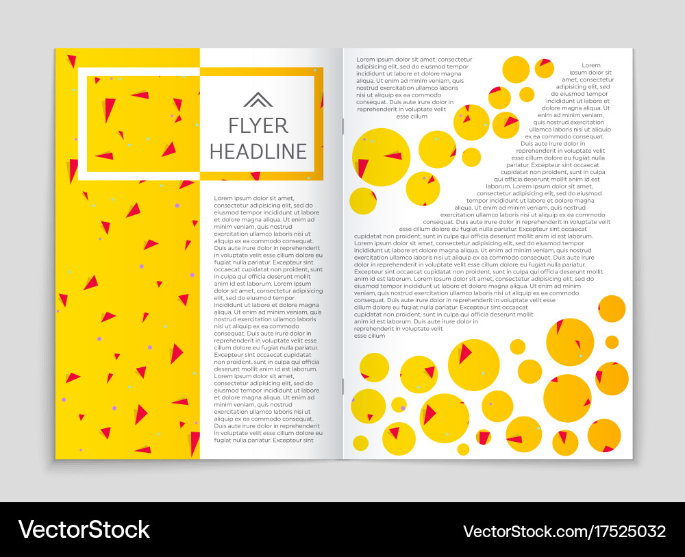 Abstract layout background set for art vector image