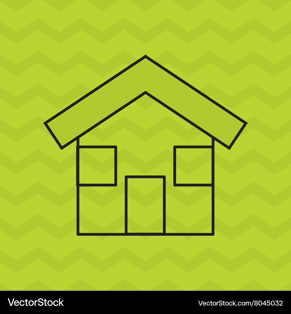 Building icon design Vector Image