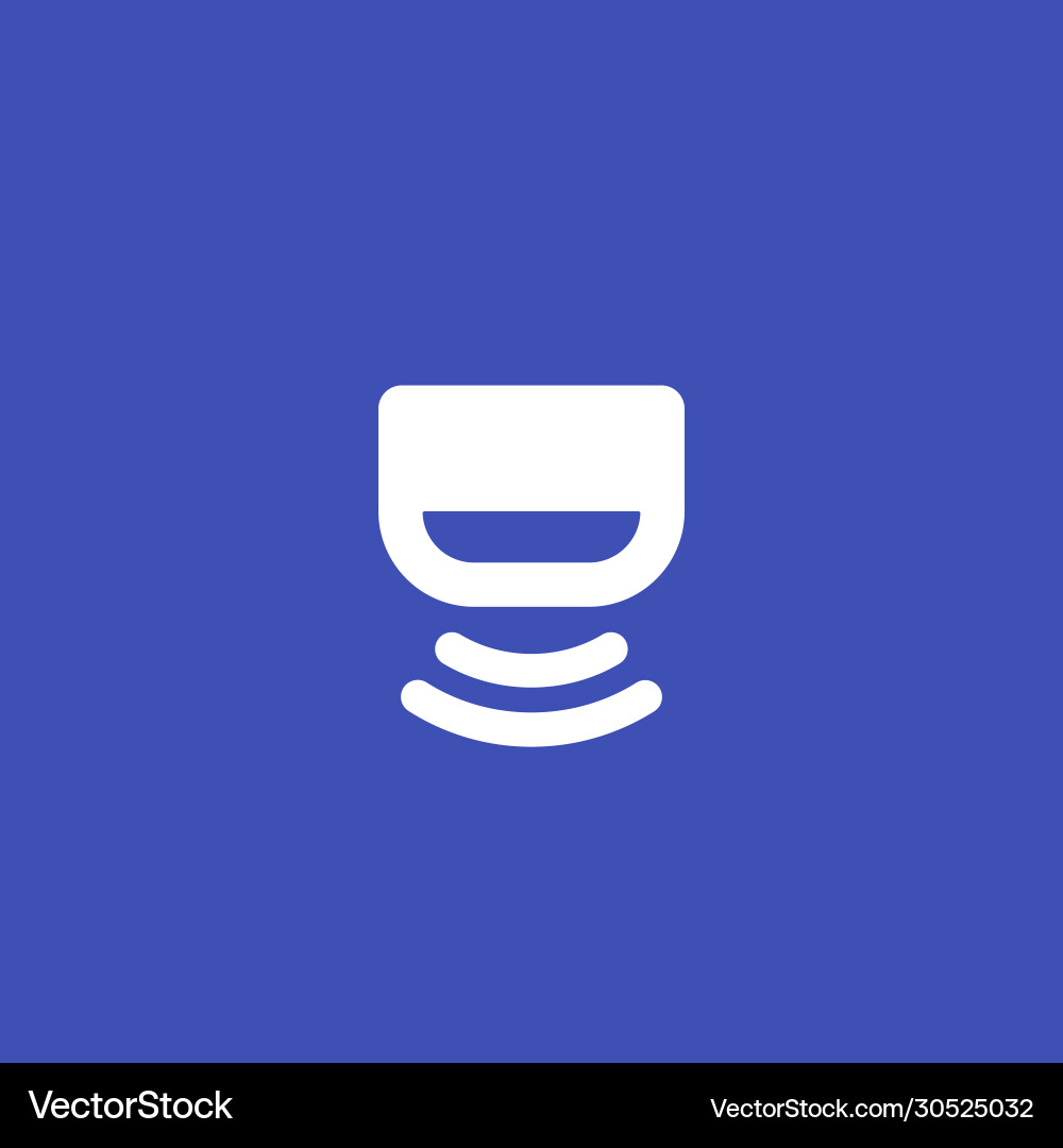 Sensor detector icon vector image