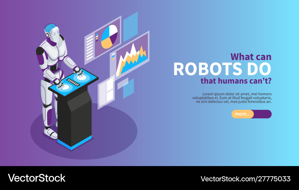 Artificial intelligence poster Royalty Free Vector Image