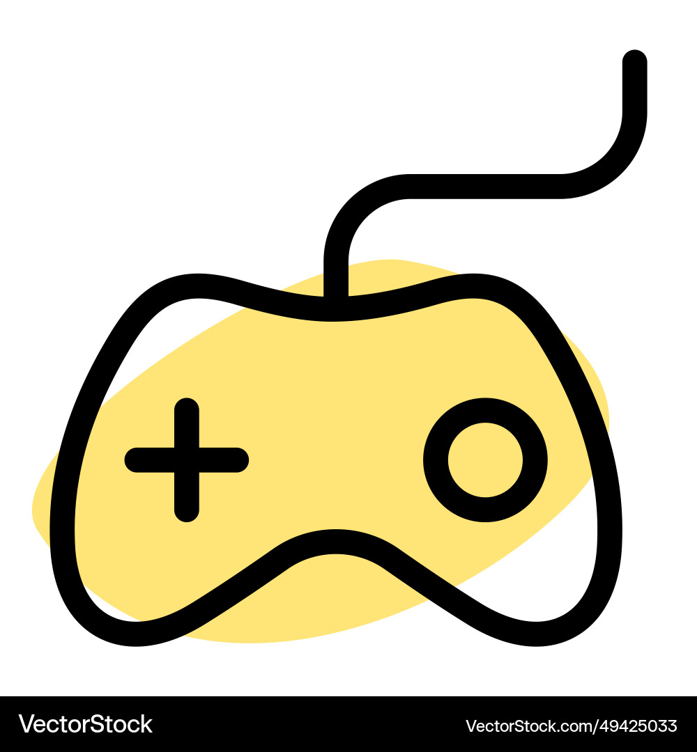 Handheld device or gamepad for controlling game vector image