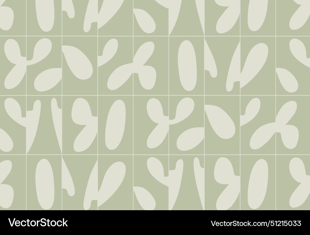 Linear seamless smooth abstract pattern green vector image