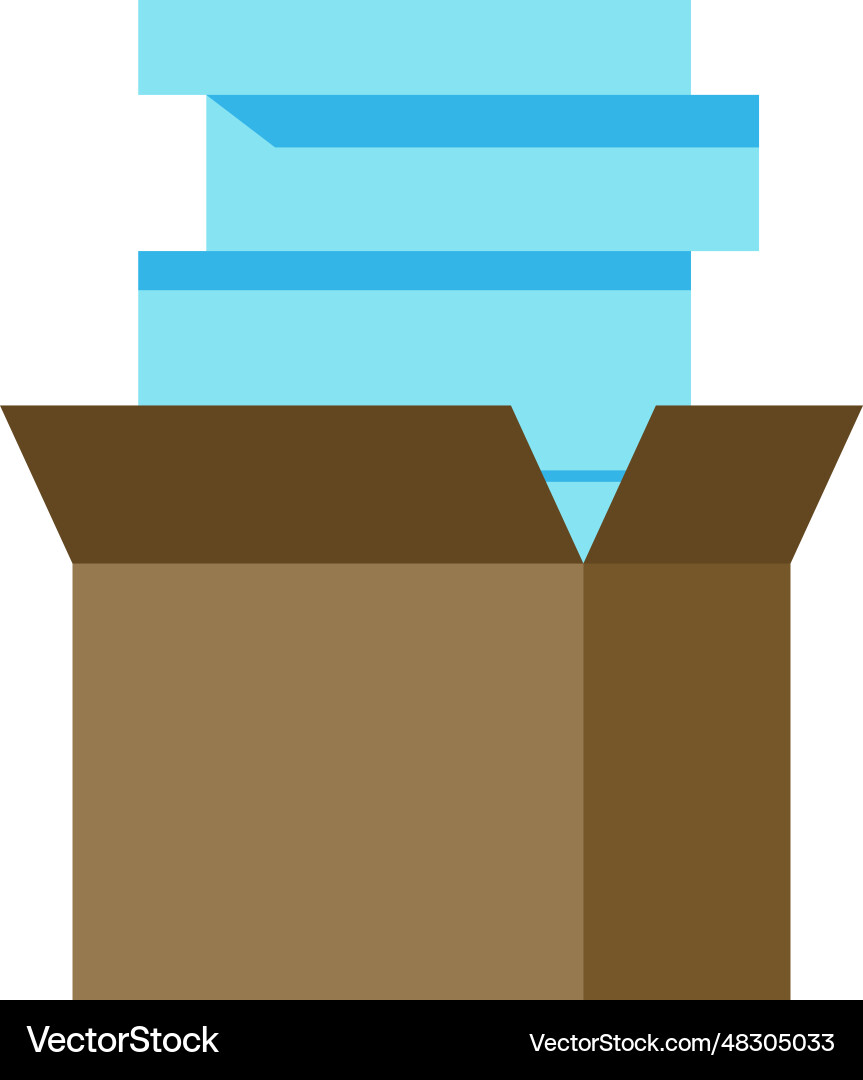 Papers Stack Icon vector image