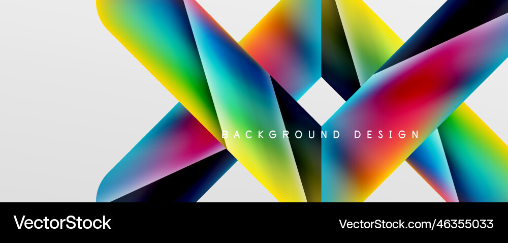 Triangle fluid color gradient abstract background Triangle fluid color gradient abstract background Vector Image