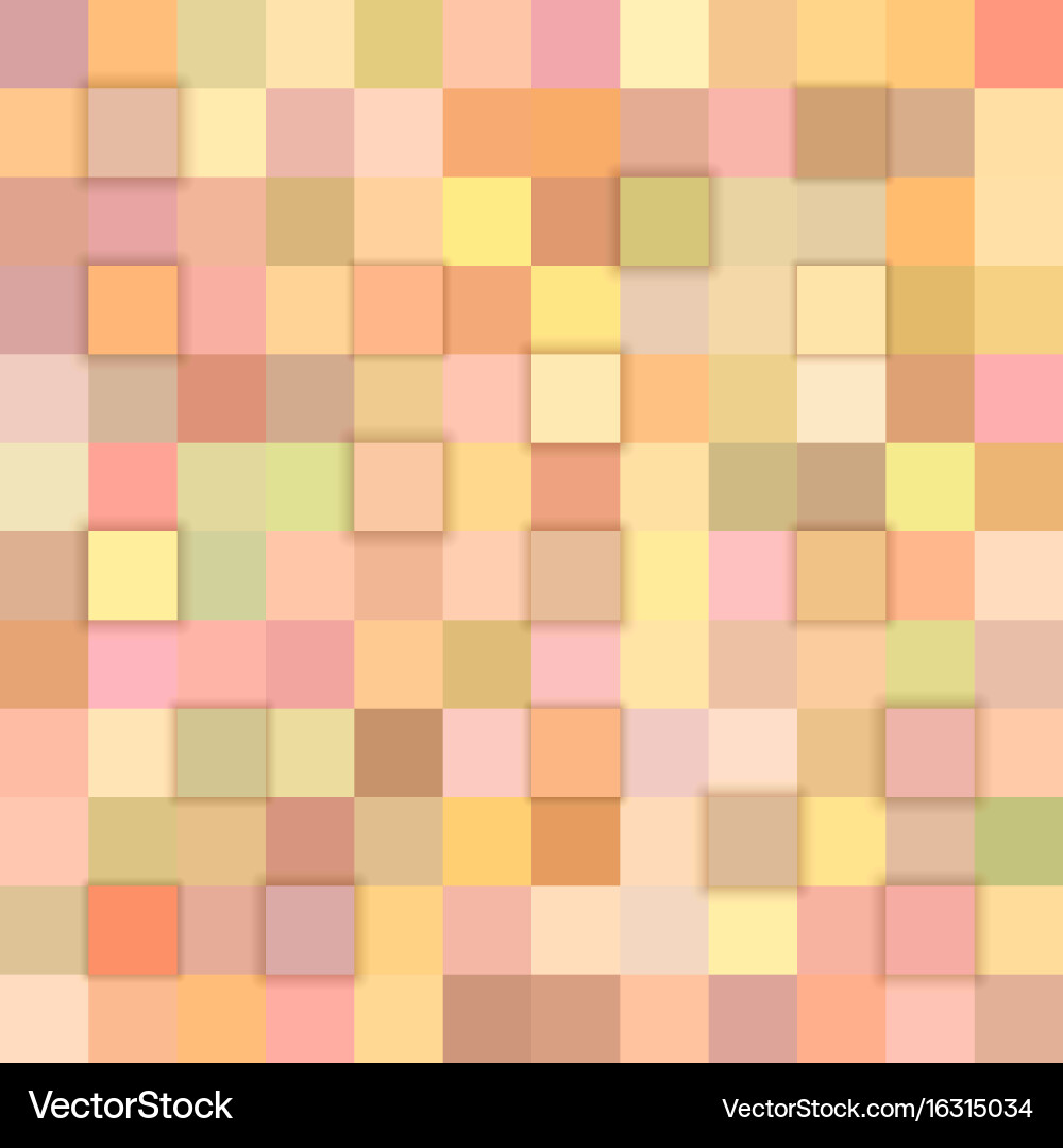 Color abstract 3d cube background Vector Image