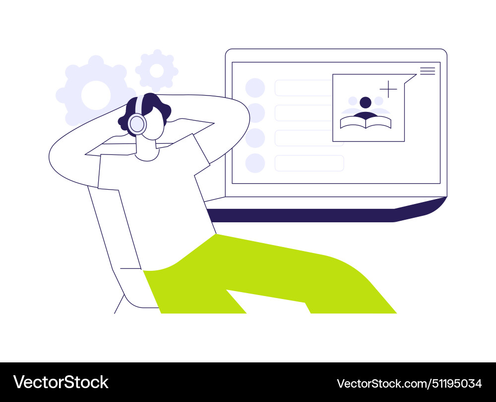 Create class abstract concept Create class abstract concept vector image