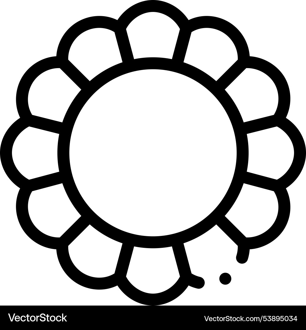 Frame icon thin linear style design isolated Frame icon thin linear style design isolated Vector Image