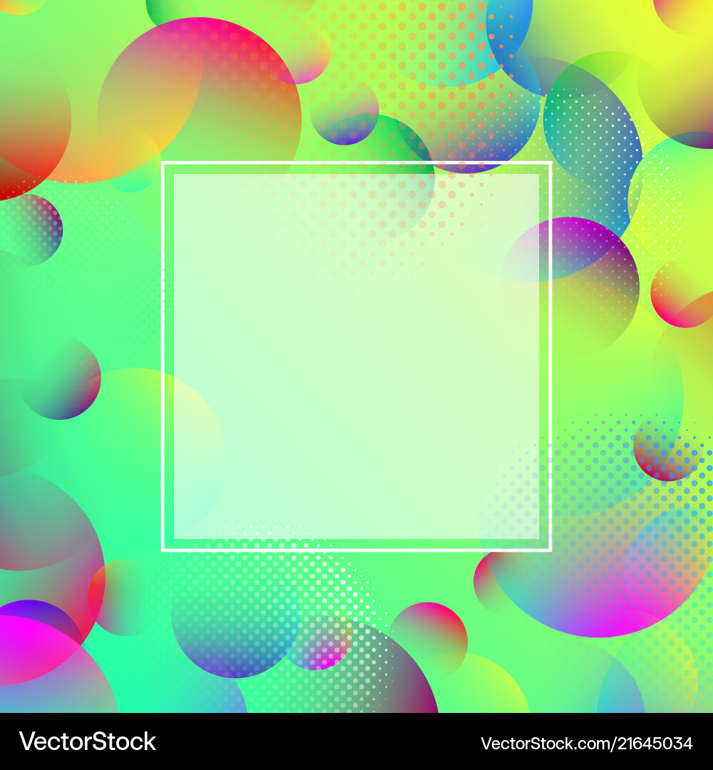 Green spectrum background with color abstract vector image