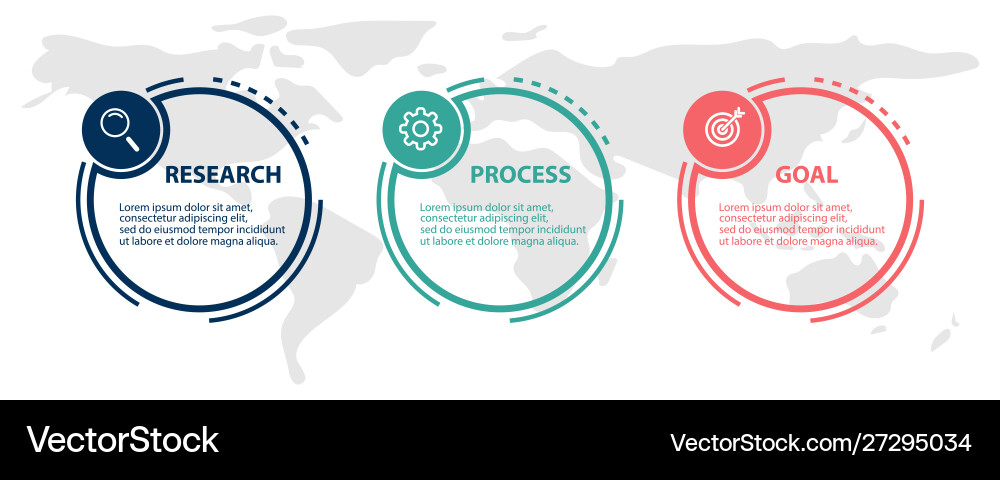 Infographic label design template with icons Vector Image