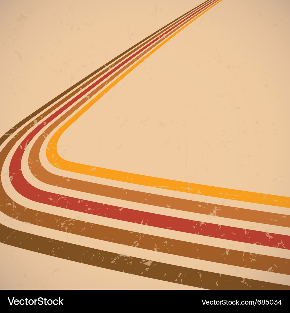 Retro Swirl Background Vector Image