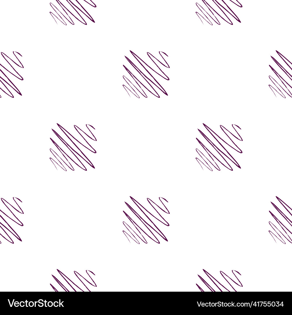 Soundwave seamless pattern curve waves background Vector Image