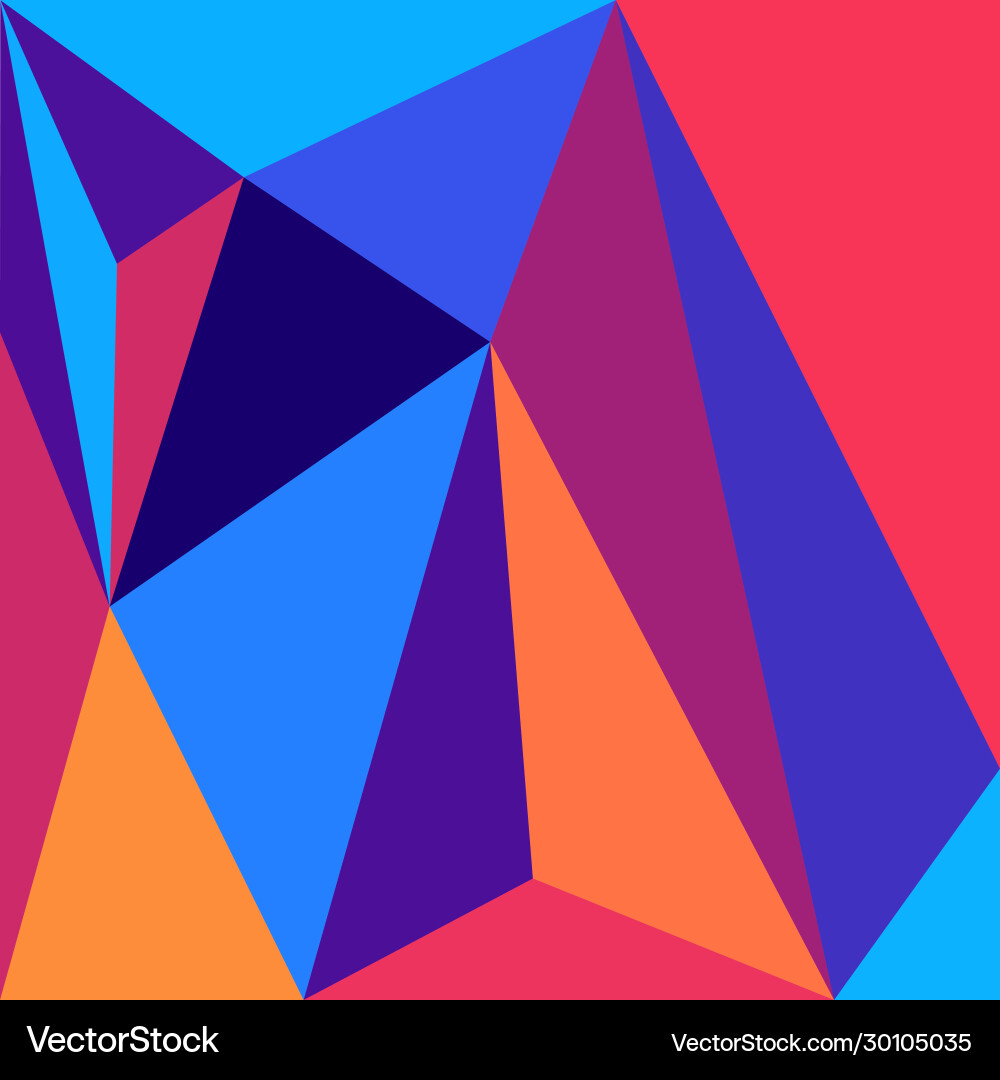Abstract pattern geometric triangle mosaic Abstract pattern geometric triangle mosaic Vector Image