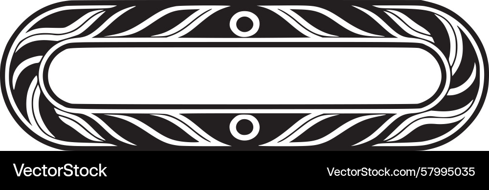 Dynamic Ribbon Pattern Vector Image