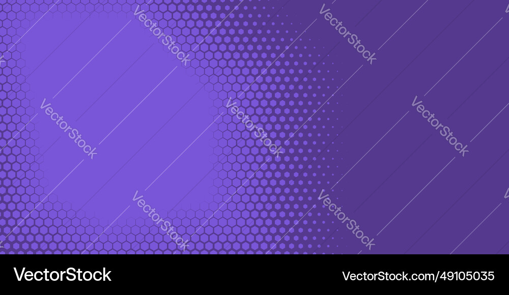 Geometric abstract hexagon two color background Vector Image