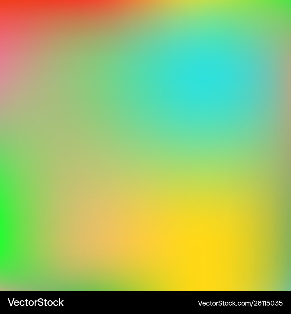 Gradient mesh painted in different colors vector image
