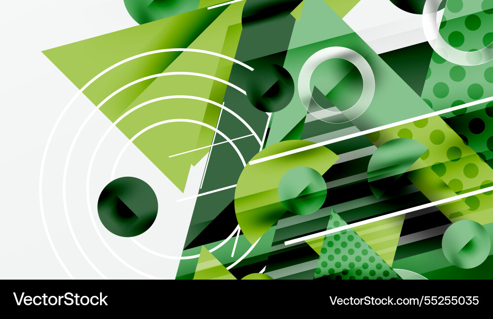 Modern abstract design with overlapping Modern abstract design with overlapping Vector Image