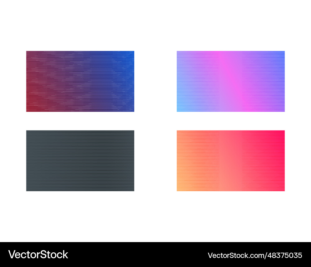 Set of graphic web background horizontal line Set of graphic web background horizontal line vector image