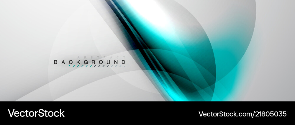 Smooth flowing wave motion concept background vector image