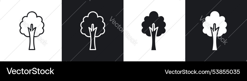 Tree icon Vector Image