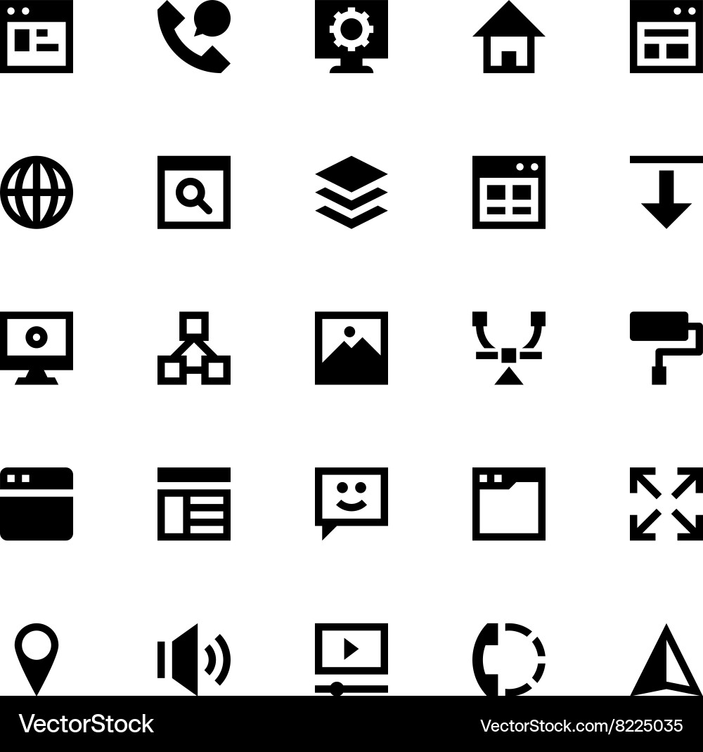 Web design and development-1 vector image