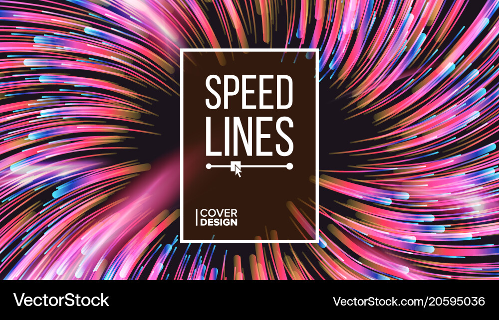 Dynamic Speed Lines - Abstract Effect vector image