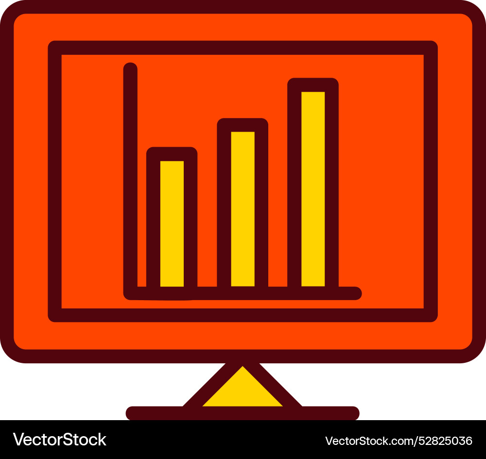 Graph icon design vector image