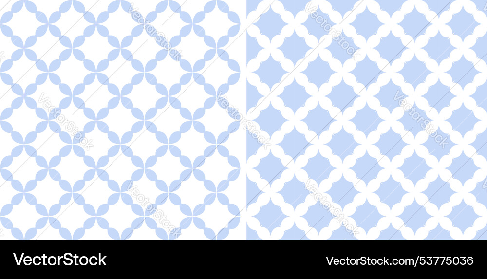 Seamless patterns set Royalty Free Vector Image
