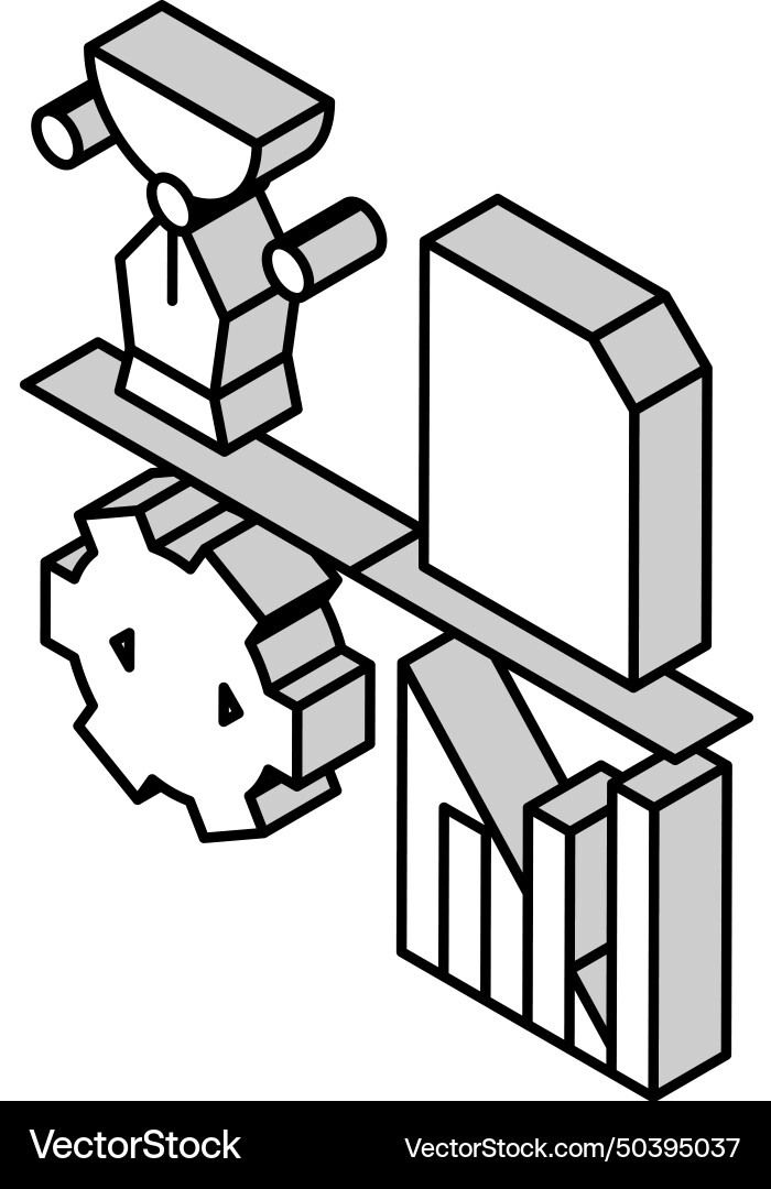 Design programming content manager and analytics vector image