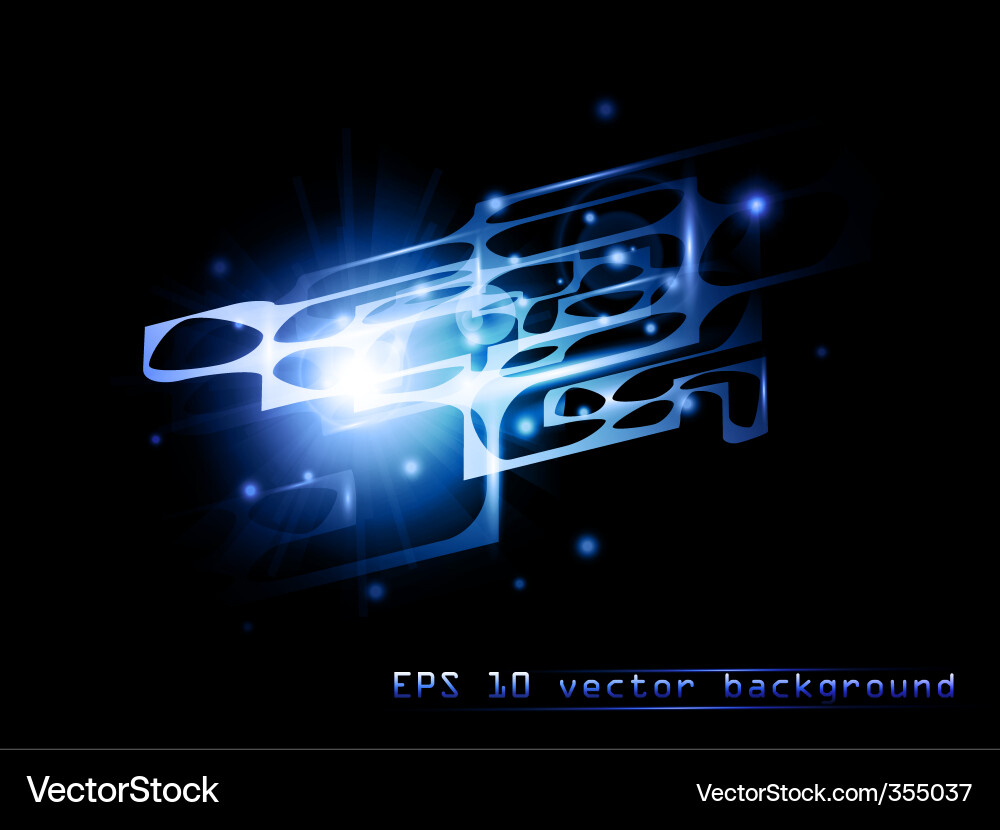 Dynamic Network Shape Vector Image