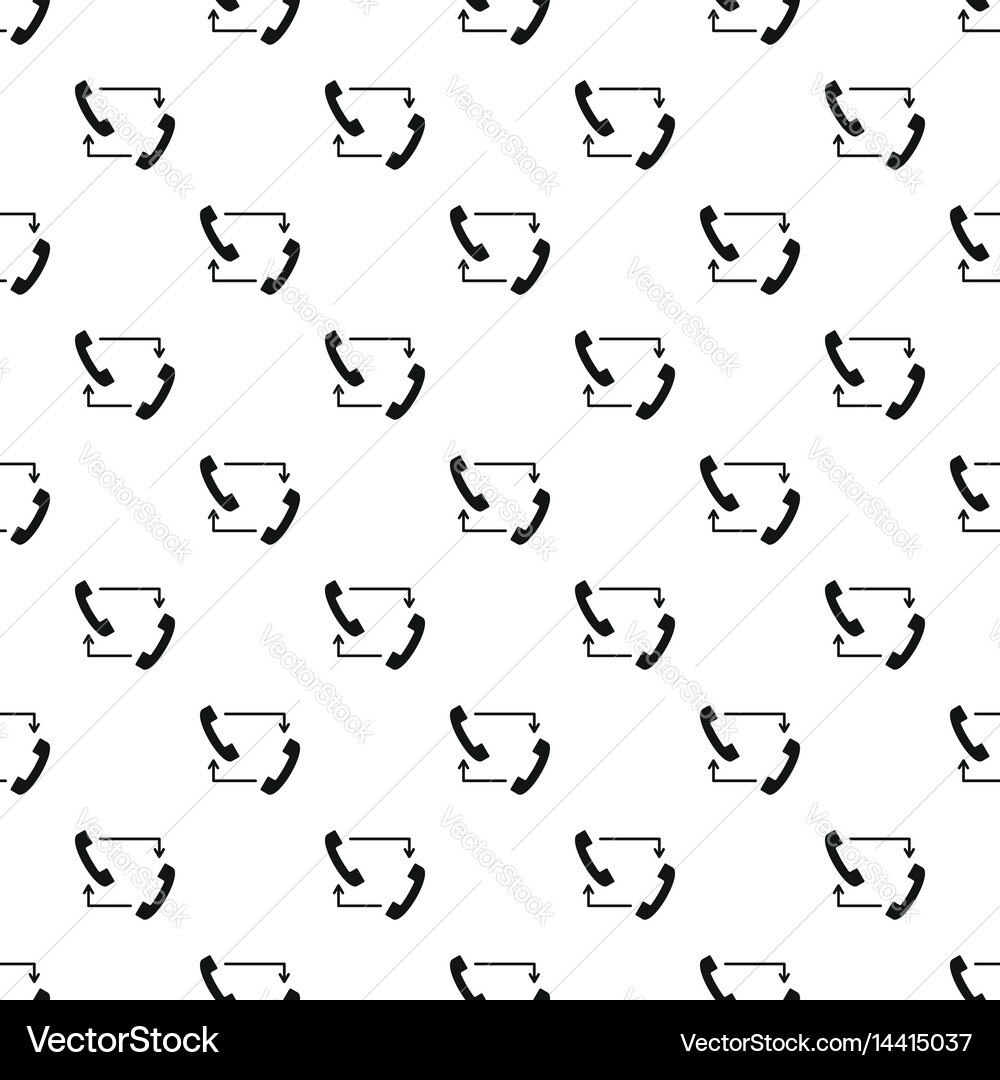 Handsets with arrows pattern vector image