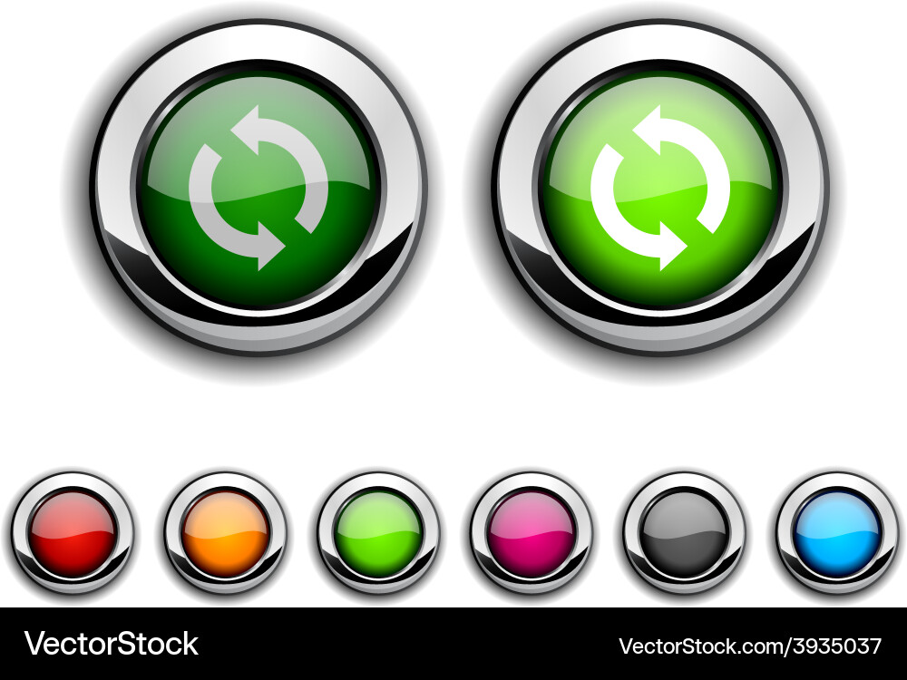 Refresh button Vector Image