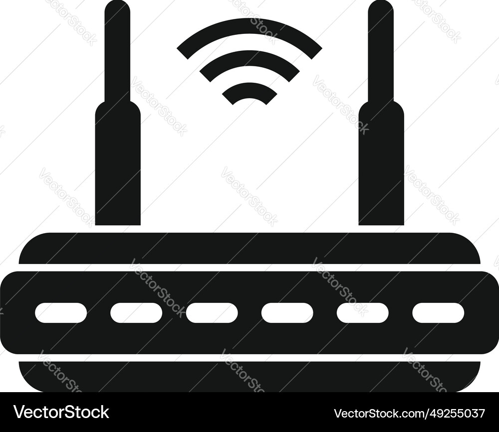 Wifi router icon simple smart office Wifi router icon simple smart office vector image